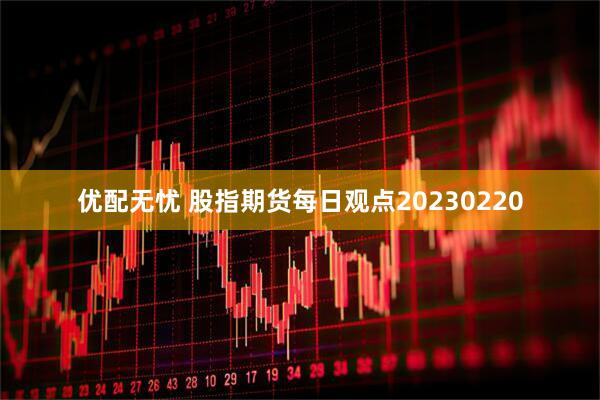 优配无忧 股指期货每日观点20230220